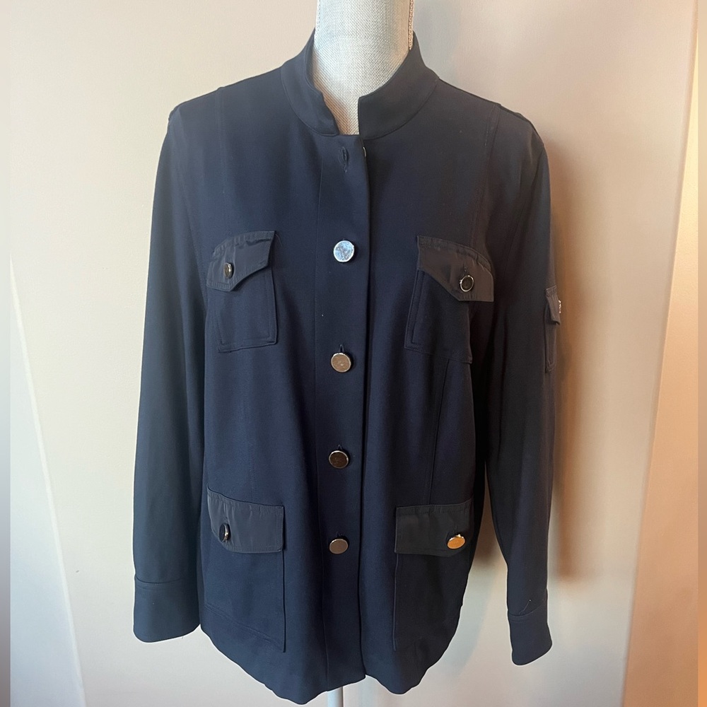 TanJay Navy Utility-Style Jacket
